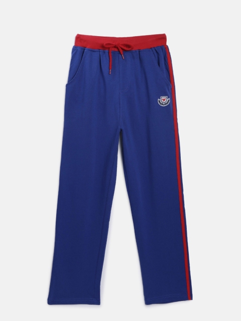 

612 league Boys Blue Solid Track Pants