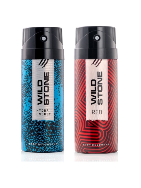 

Wild Stone Men Set of 2 Hydra Energy & Red Deodorants