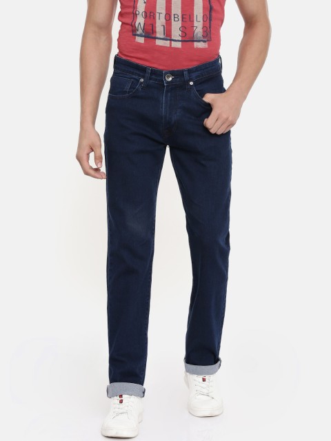 

Pepe Jeans Men Blue Regular Fit Mid-Rise Clean Look Stretchable Jeans