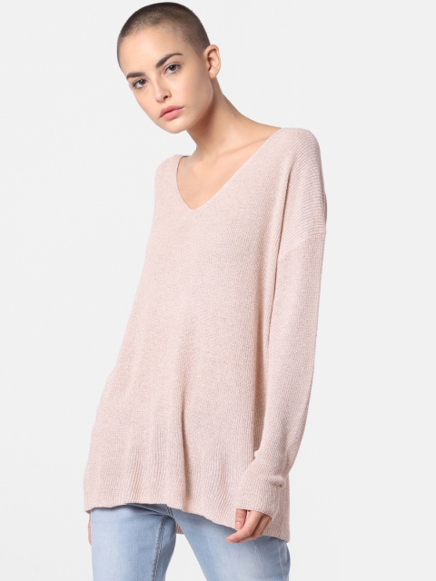 

ONLY Women Pink Solid Sweater