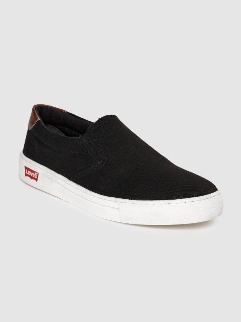 

Levis Men Black Slip-On Sneakers