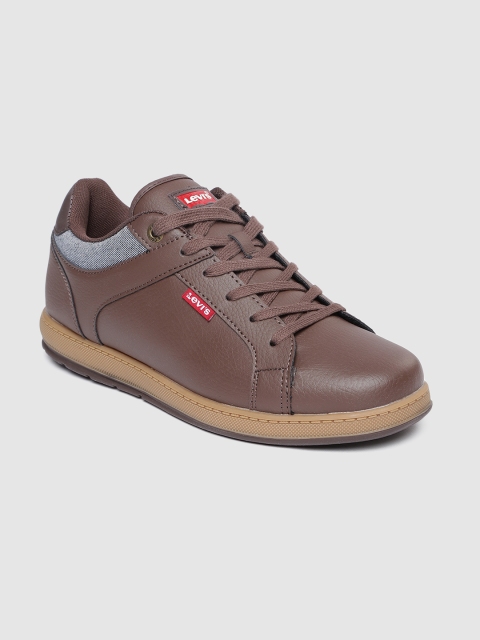 

Levis Men Brown Solid Declan 2.0 Sneakers