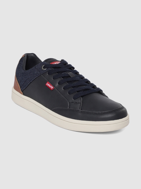 

Levis Men Navy Blue Solid Sneakers