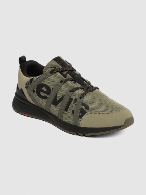 

Levis Men Olive Green Sneakers