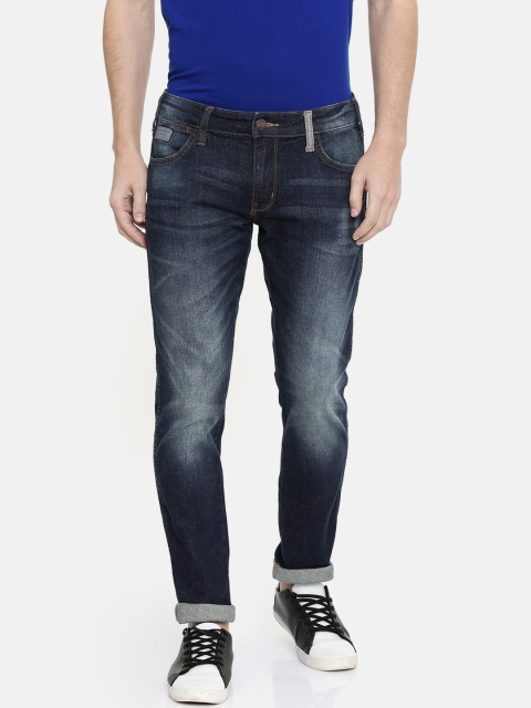 

Wrangler Men Blue Vegas Skinny Fit Low-Rise Clean Look Stretchable Jeans