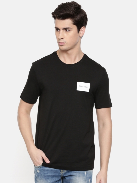 

Calvin Klein Jeans Men Black Printed Round Neck T-shirt