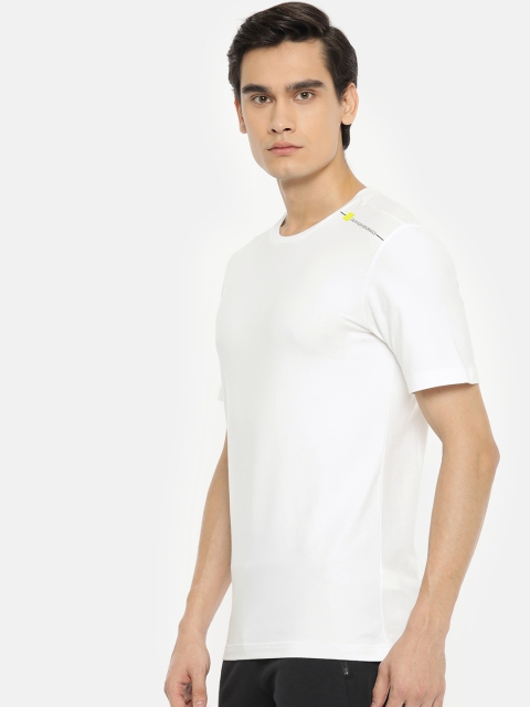 

Calvin Klein Jeans Performance Men White Solid Round Neck T-shirt