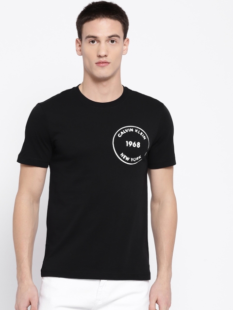 

Calvin Klein Jeans Men Black Printed T-shirt