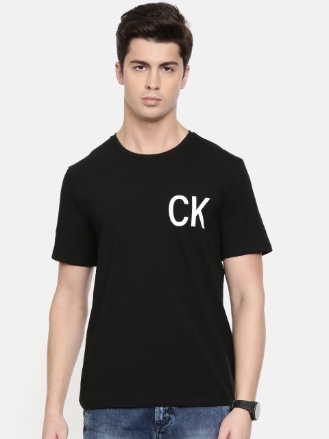 

Calvin Klein Jeans Men Black Printed Round Neck T-shirt