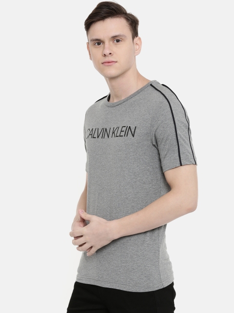 

Calvin Klein Jeans Men Grey Printed Round Neck T-shirt