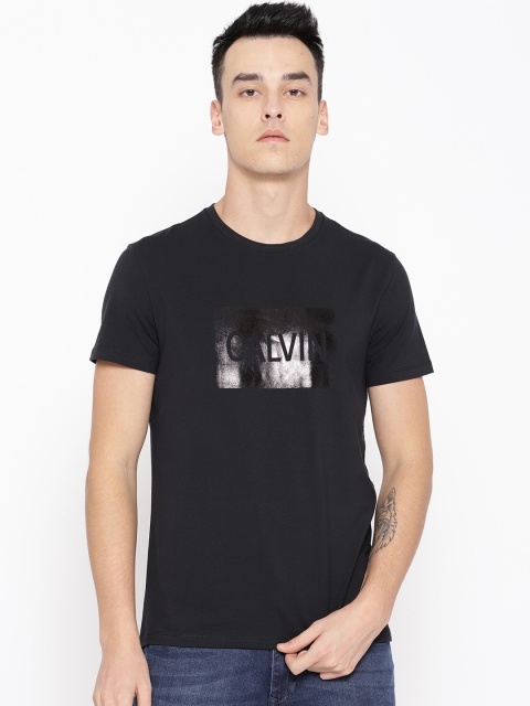 

Calvin Klein Jeans Men Black Printed Round Neck T-shirt