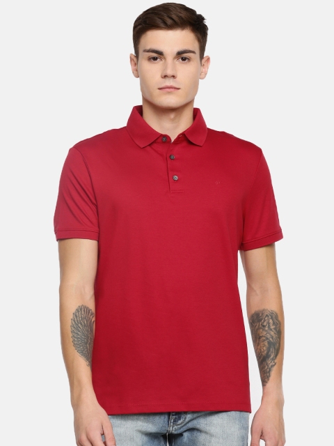 

Calvin Klein Jeans Men Red Solid Polo Collar T-shirt