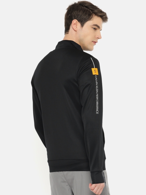 

Calvin Klein Jeans Performance Men Black Solid Sweatshirt