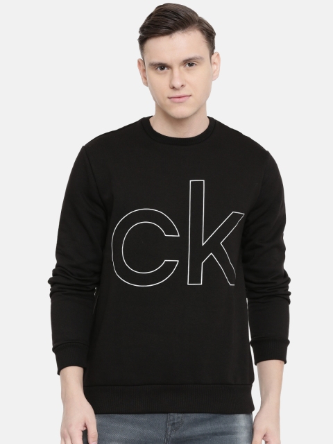 

Calvin Klein Jeans Men Black Printed Sweatshirt