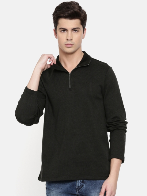 

Calvin Klein Jeans Men Black Self Design Sweatshirt