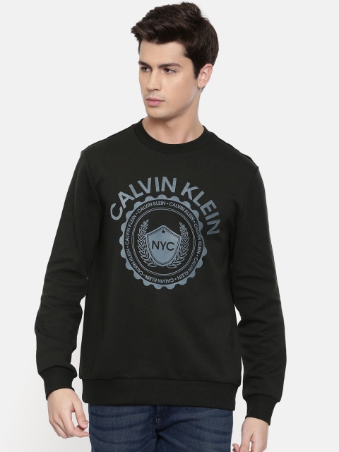 

Calvin Klein Jeans Men Black Printed Sweatshirt