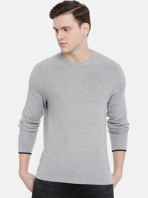 

Calvin Klein Jeans Men Grey Solid Sweater