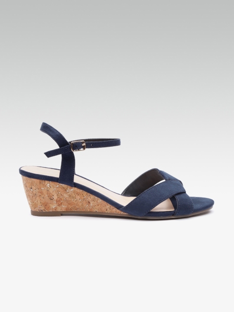 

DOROTHY PERKINS Women Navy Blue Solid Heels
