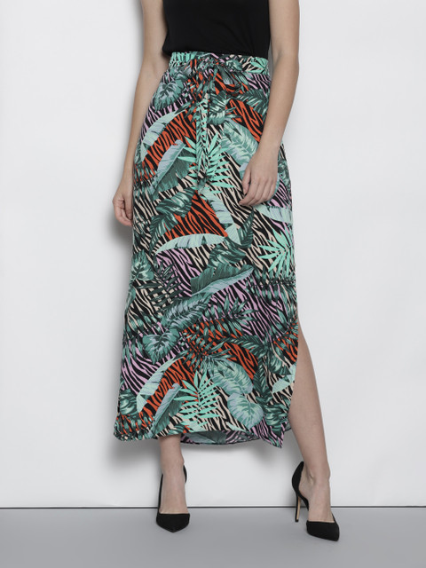 

DOROTHY PERKINS Women Multicoloured Printed Maxi Straight Skirt, Multi