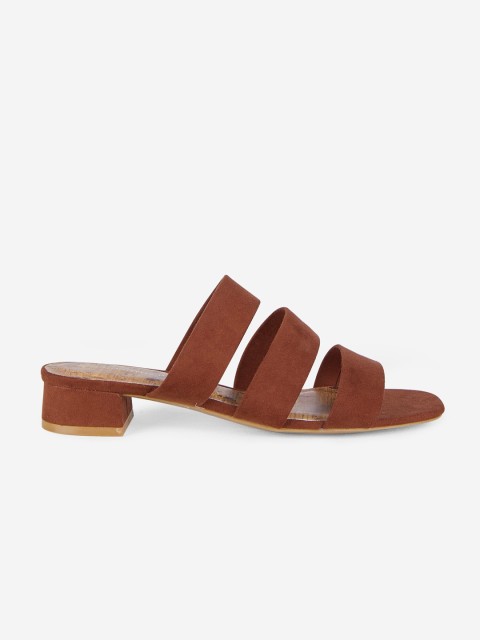 

DOROTHY PERKINS Women Coffee Brown Solid Heels
