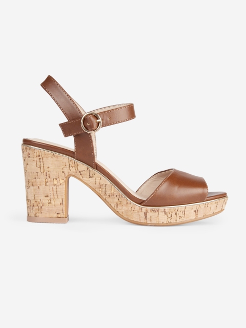 

DOROTHY PERKINS Women Brown Solid Heels
