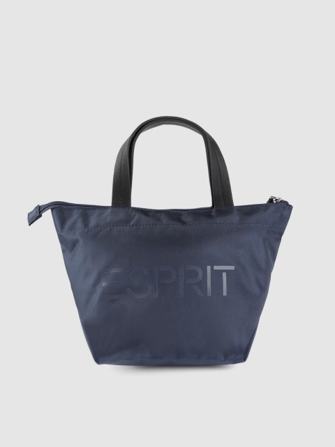 

ESPRIT Navy Blue Printed Handheld Bag