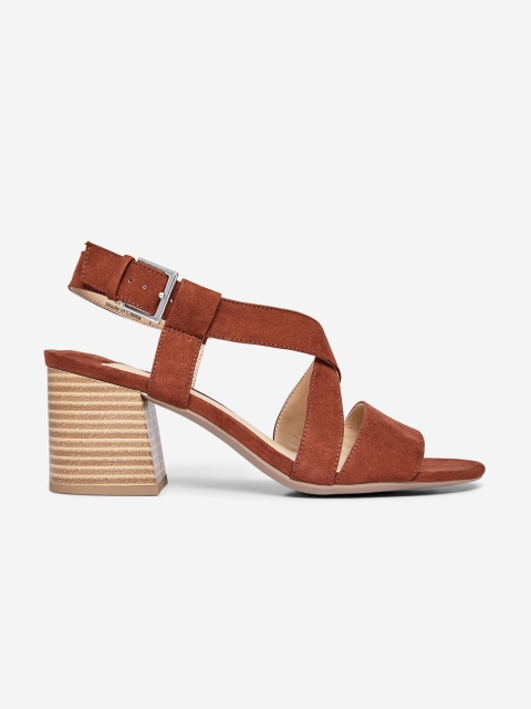 

DOROTHY PERKINS Women Brown Solid Heels