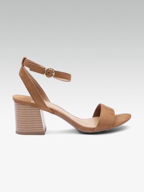 

DOROTHY PERKINS Women Brown Solid Heels