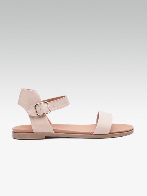 

DOROTHY PERKINS Women Beige Solid Open Toe Flats