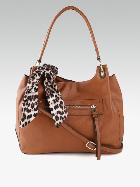 

DOROTHY PERKINS Brown Solid Hobo Bag