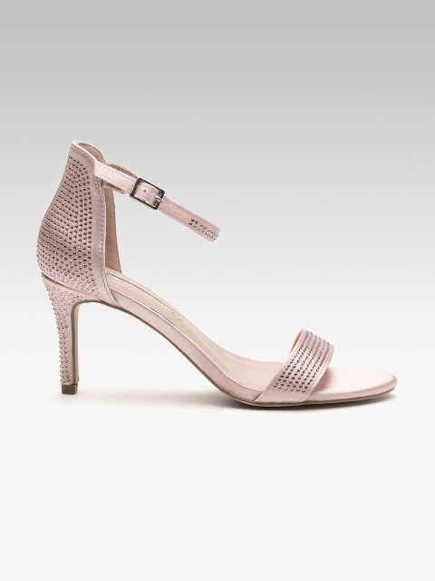

DOROTHY PERKINS Women Pink Embellished Slim Heels