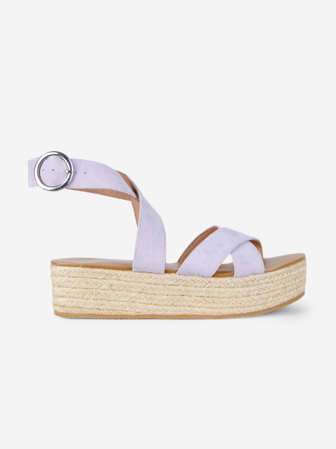 

DOROTHY PERKINS Women Lavender Solid Flatforms