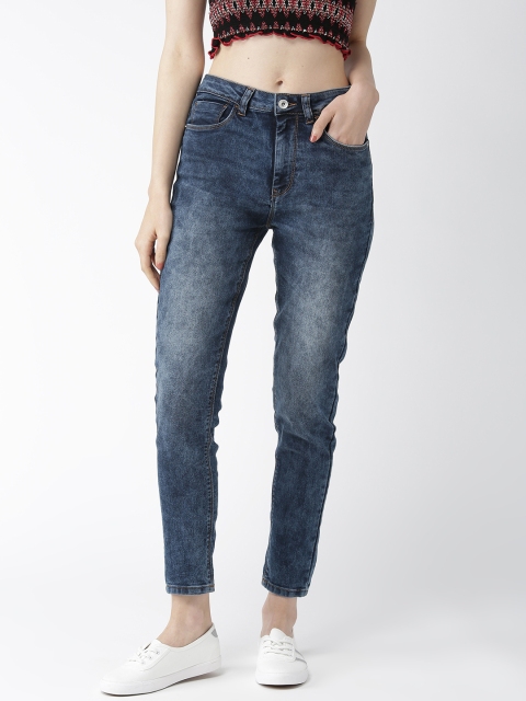 

Flying Machine Women Blue Skinny Fit High-Rise Clean Look Stretchable Jeans