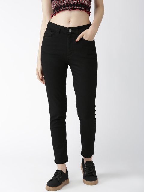 

Flying Machine Women Black Skinny Fit High-Rise Clean Look Stretchable Jeans
