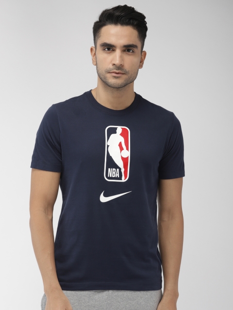 

Nike Men Navy Blue AS NBA TEAM 31 SS Printed Round Neck T-shirt