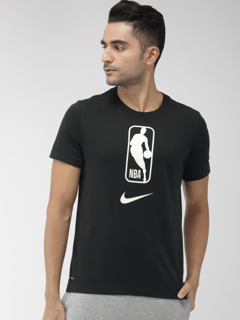 

Nike Men Black Printed AS NBA TEAM 31 SS Round Neck T-shirt