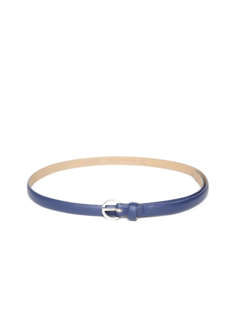 

ESPRIT Women Navy Blue Solid Leather Belt
