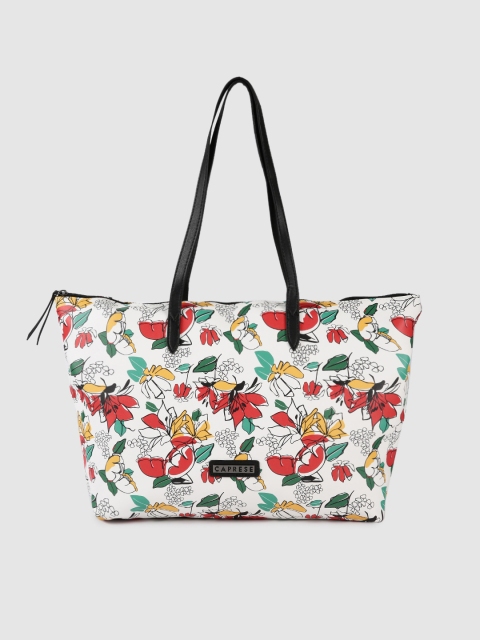 

Caprese White LUCILLE Printed Shoulder Bag