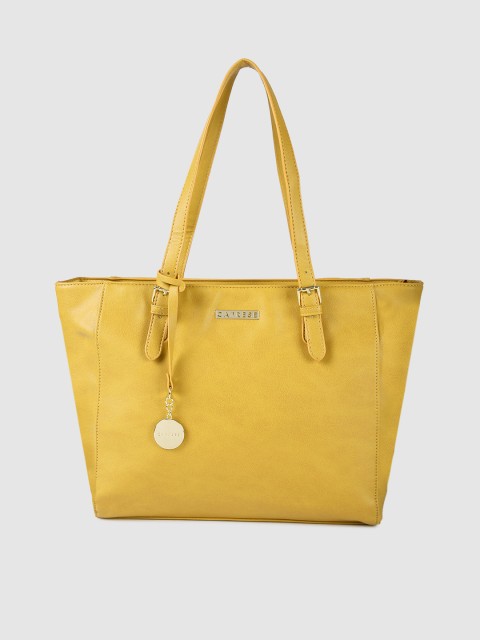 

Caprese Yellow Solid Shoulder Bag