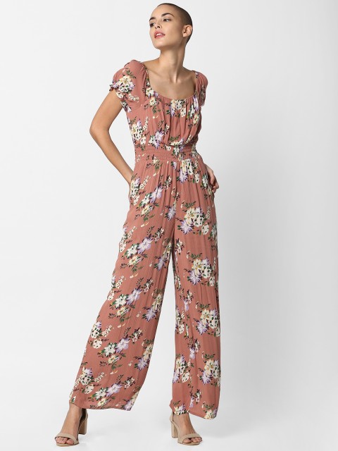 

ONLY Women Pink Printed Basic Jumpsuit