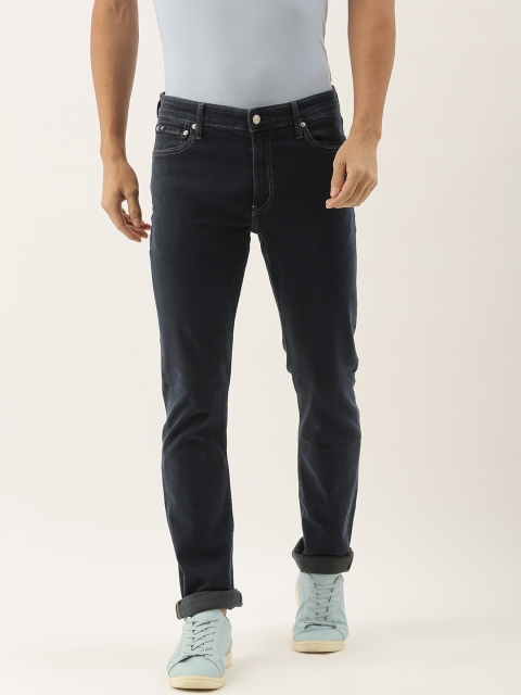 

Calvin Klein Jeans Men Blue Slim Fit Mid-Rise Clean Look Stretchable Jeans