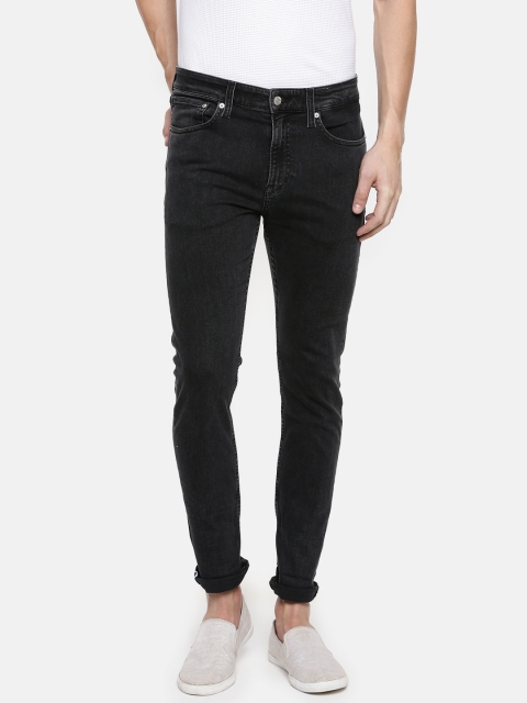 

Calvin Klein Jeans Men Black Skinny Fit Mid-Rise Clean Look Stretchable Jeans