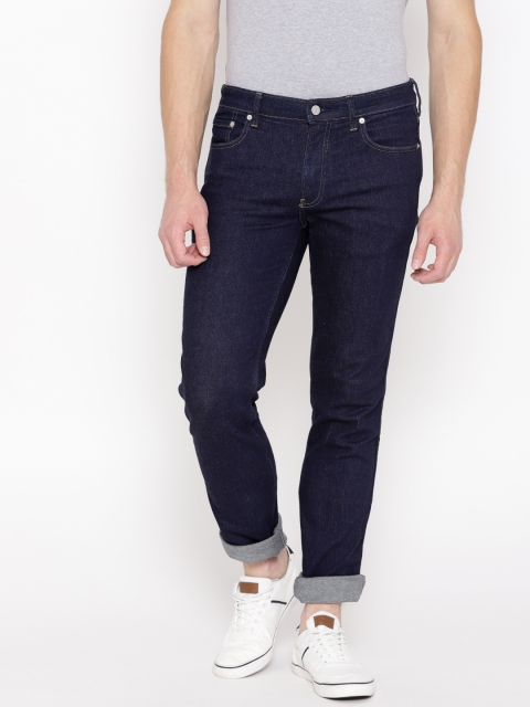 

Calvin Klein Jeans Men Navy Blue Slim Fit Low-Rise Clean Look Jeans