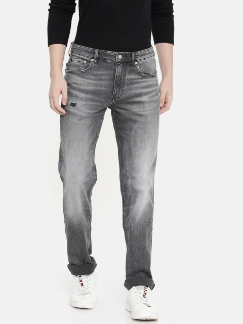 

Calvin Klein Jeans Men Grey Body Fit Mid-Rise Low Distress Stretchable Jeans 027