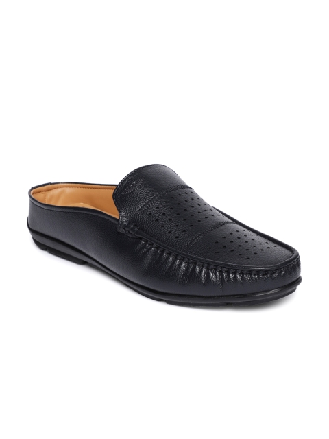 

Park Avenue Men Navy Blue Textured Loafers