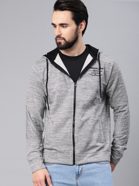 

American Crew Men Grey Solid Jacket