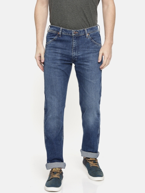

Wrangler Men Blue Icons Regular Fit Mid-Rise Clean Look Stretchable Jeans