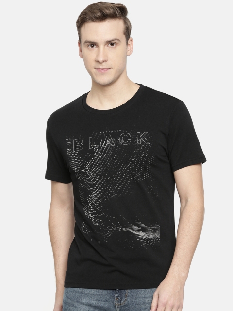 

Wrangler Men Black Printed Round Neck T-shirt