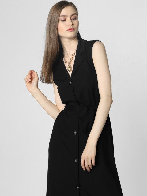 

Vero Moda Women Black Fit and Flare Dress