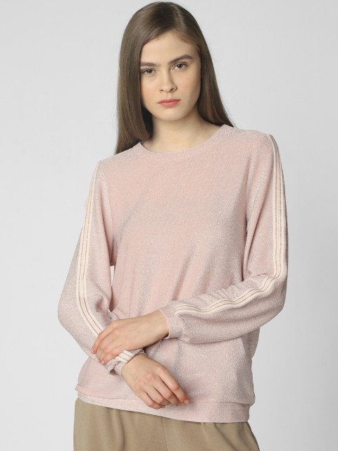 

Vero Moda Women Rose Solid Knitted Top
